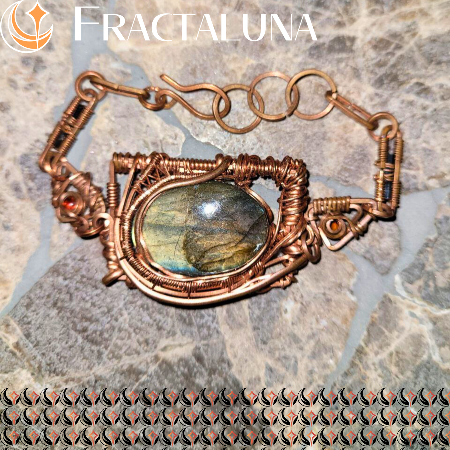 Handcrafted Copper Labradorite Bracelet (Copy)